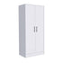 71" White Tall Two Door Closet